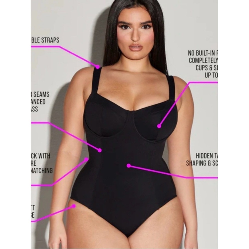 TA3 Black Lifty Swimsuit Large Short B/C New - Picture 3 of 8